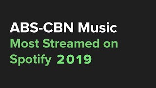 ABS-CBN MUSIC Most Streamed Spotify