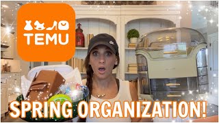 *HUGE* TEMU HAUL | STORAGE AND ORGANIZATION JACKPOT ITEMS FOR CHEAP! 90% OFF SPRING!!
