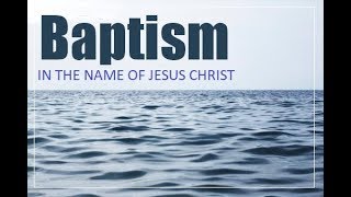 Stephanie A. Baptism (11/28/18) And Testimony (12/2/18)