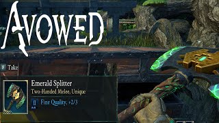 Avowed - Where to Find the Emerald Splitter | Unique Great Axe