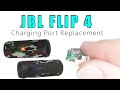 JBL Flip 4 Charging Port Replacement Tutorial / Naprawa złącza ładowania