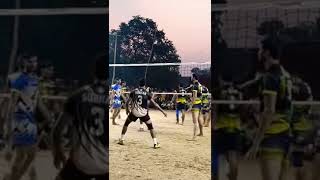 saeed alam vs mr maaz azmi best Vollyball #shorts  video smash of the day best spikers from Azamgarh