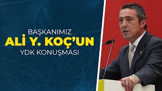 Başkanımız Ali Y. Koç'un Yüksek Divan Kurulu Konuşması