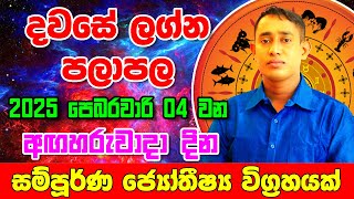 Daily Predictions 2025 | 2025 Dawase Lagna Palapala | 04th February 2025 | Sinhala Astrology