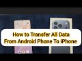 How to Transfer All Data From Android Phone To iPhone/ iPhone 17 Pro