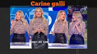 carine galli leather skirt sexy 8 février 2020