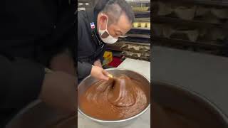 Chocolate cheese banana cake チョコレートチーズバナナケーキ　シェ・シバタ