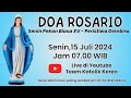 Doa Rosario 15 Juli 2024 - Hari Senin Pekan Biasa XV - Peristiwa Gembira