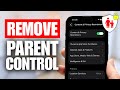 How To Remove Parental Controls On iPhone (Full Guide)