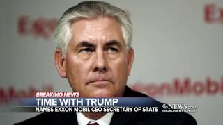 Donald Trump Picks Exxon CEO Rex Tillerson to Be Secretary of State