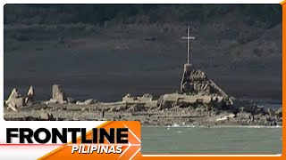 Lumang bayan ng Pantabangan, muling lumitaw dahil sa pagbaba ng lebel ng tubig sa dam