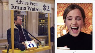 Emma Watson Gives Strangers Advice for $2 at Grand Central | Vanity Fair