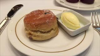 Afternoontea  at Queens Room on Queen Elizabeth　豪華客船クイーン・エリザベスのアフタヌーンティー