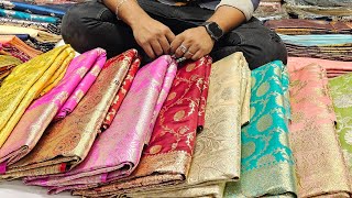 500 taka start bridal saree  ৫০০ টাকা থেকে শুরু বিয়ের বেনারসি শাড়ি