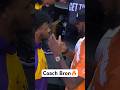 LeBron James coaches up Bronny in Phoenix! 📢📝|#Shorts