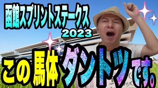 【函館スプリントステークス2023】2023G1絶好調の太組不二雄が出走馬の馬体を査定します！