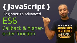 javascript bangla tutorial 79 : callback and higher order function