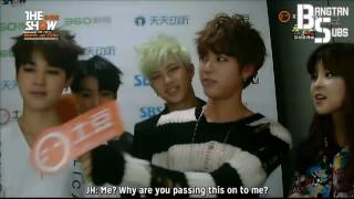 BTS Jin and V speaking Chinese