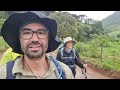 madrugamos para andar 29 km e depois subir a serra da luminosa 8° e 9° dias de caminho da fé