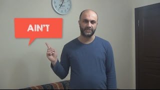 İngilizce'de Ain't Kullanımı