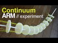 Snake Arm / Elephant’s Trunk experiment
