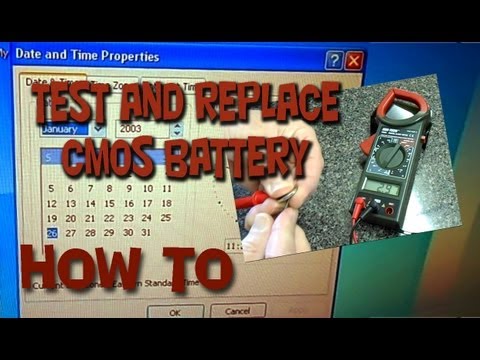 How to: Test and Replace Computer CMOS Button Cell Battery How to: Test and Replace Computer CMOS Button Cell Battery