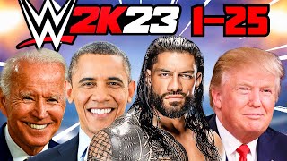 US Presidents Play WWE2k23 1-25