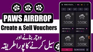 How To Claim Paws NFT Voucher || How To Sell Paws NFT Voucher