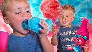 TROLLS COTTON CANDY SURPRISE PARTY!