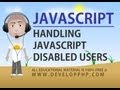 Javascript Disabled User Handling - Page Efficiency Tutorial Redirect Website