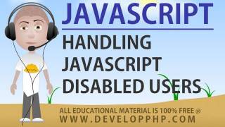 Javascript Disabled User Handling - Page Efficiency Tutorial Redirect Website
