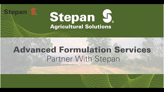 Partnering with Stepan Agriculture Solutions