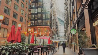 ⁴ᴷ⁶⁰ Old Montréal Walking Tour | 4K Binaural City Ambience