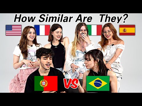 Portugal VS Brasil l ¿Qué portugués es más fácil de entender? (Brasil, Portugal, EE. UU., Italia, Francia)