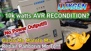 LUXGEN 10Kw AVR No Power? Panoorin  Complete Detail Ang Pag Repair! #share #repair  #avr #luxgen