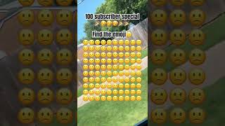 100 SUBSCRIBERS SPECIAL 100 emojis #fun #100