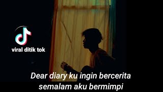 DEAR DIARY KU INGIN BERCERITA SEMALAM AKU BERMIMPI ( DEAR DIARY - ELS WAROUW) cover agusriansyah