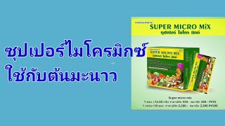 ซุปเปอร์ไมโครมิกซ์ ปุ๋ยน้ำทางใบพืช