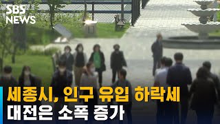 세종시, 인구 유입 하락세…대전은 소폭 증가 / SBS