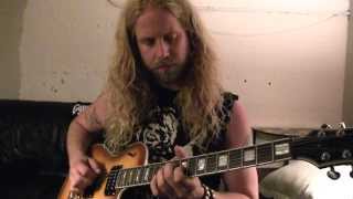 Erik Kluiber of Gypsyhawk - Walk through the fields guitar lesson, Part 1