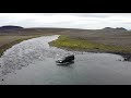 River crossing on F910, Iceland (with Nissan Pathfinder) (09.08.2020)