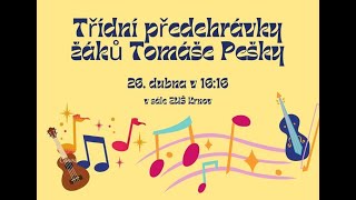 ZUŠ Krnov - Třídní koncert Tomáše Pešky