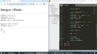 PHP - Integers n Floats | PHP basics | Programming in PHP