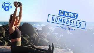 30 MINUTE | LOW IMPACT Workout with DUMBBELLS (Tabata Circuit) | w/ Emily Evans