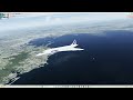 fslabs concorde take off subsonic u0026 supersonic climb unrestricted from boston kbos p3dv5