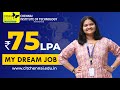 75 Lakhs Package | Dream Job | CIT Chennai | Right Choice