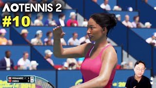 Zheng vs Fernandez | AO TENNIS 2 Simulation Gameplay #10 w/Commentary