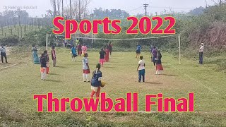 Govt Arts and Science College, Valparai, Coimbatore || Sports 2022 || Girls Throwball Final match