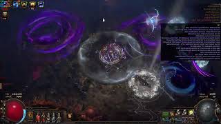 [PoE 3.25]Death Aura Stormburst Decay  vs T17 Abomination with 300iir MF build