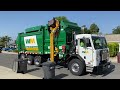 brand new waste management peterbilt 520 mcneilus zr garbage truck